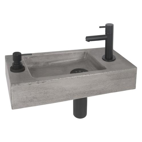 Fonteinset Differnz Jax Kraan en Afvoer Mat Zwart Ingebouwde, Doe-het-zelf en Verbouw, Sanitair, Overige typen, Nieuw, Ophalen of Verzenden