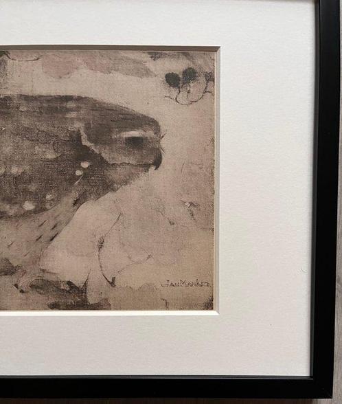 Jan Mankes (1889-1920), after - Roofvogel op Tak 1923 (Mooi, Antiek en Kunst, Curiosa en Brocante
