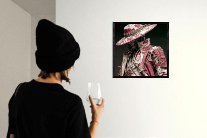 NYX - Samouraï en armure rouge et blanche, Antiek en Kunst, Kunst | Designobjecten