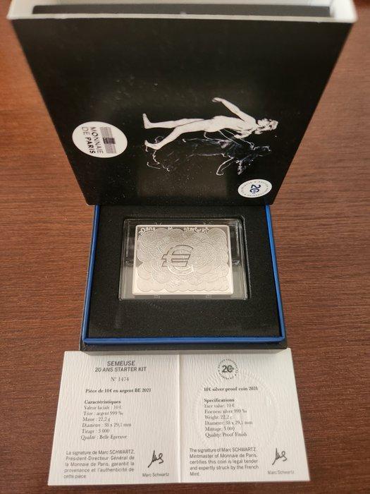 Frankrijk. 10 Euro 2021 20 Ans Starter Kit Proof (Zonder, Postzegels en Munten, Munten | Europa | Euromunten