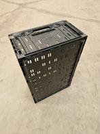 Klapkrat Kunststof 600x400x233, zwart, geperforeerd,, Zakelijke goederen, Agrarisch | Werktuigen, Ophalen of Verzenden