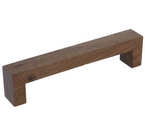 Greep Bench Recht Walnoot gelakt 128 mm, Doe-het-zelf en Verbouw, Hang- en Sluitwerk, Verzenden