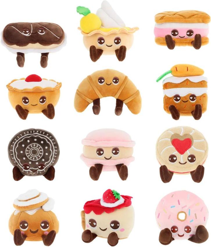 Keel Toys Scented Bakery Mini Pluche 12CM-Willekeurig, Kinderen en Baby's, Speelgoed | Knuffels en Pluche, Nieuw, Ophalen of Verzenden