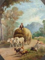 Filippo Palizzi (1818-1899), bottega - Scena campestre - NO, Antiek en Kunst