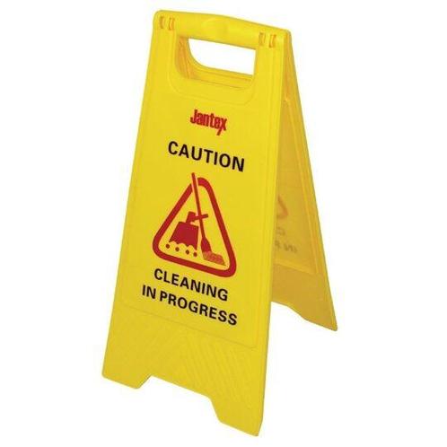 Waarschuwingsbord - Cleaning in Progress - L433, Zakelijke goederen, Horeca | Overige, Verzenden