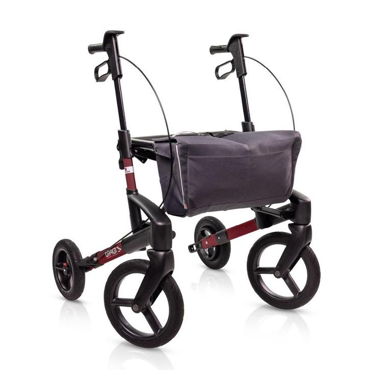 Topro Olympos ATR Slim Rollator Black Series – Rood M Slim, Diversen, Rollators, Nieuw, Ophalen of Verzenden