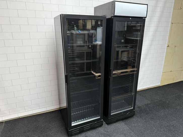 Nieuwe Zwarte Bierkoelkast 382L met Glasdeur – Actie!, Witgoed en Apparatuur, Koelkasten en IJskasten, 200 liter of meer, Nieuw