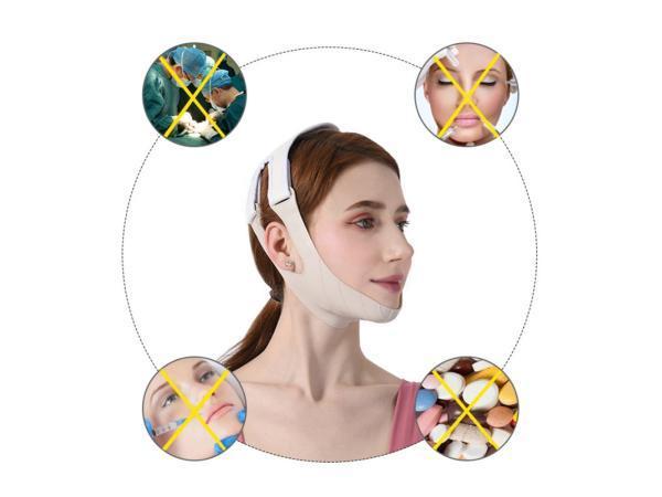 Veiling - Gezicht V shape band -shapend en liftend - silicon, Sieraden, Tassen en Uiterlijk, Uiterlijk | Gezichtsverzorging, Nieuw