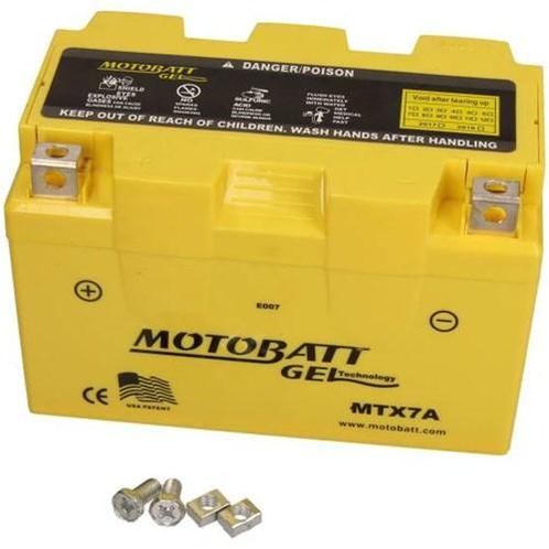 Motobatt Gel Accu Mtx7A 12V 7Ah 110A 151X88X95, Computers en Software, Laptop-opladers, Verzenden