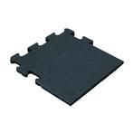 Rubber puzzeltegel met EPDM toplaag 25 mm - Zwart (RAL 9004), Tuin en Terras, Verzenden, Nieuw
