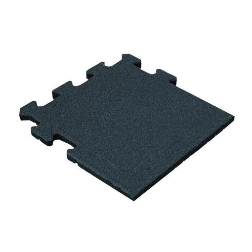 Rubber puzzeltegel met EPDM toplaag 25 mm - Zwart (RAL 9004), Tuin en Terras, Tegels en Klinkers, Verzenden