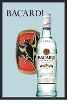 Bacardi spiegel, Nieuw, Verzenden