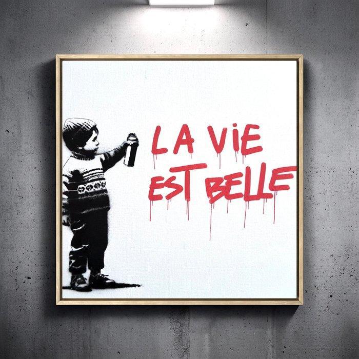 STRINK - LA VIE EST BELLE, Antiek en Kunst, Kunst | Schilderijen | Modern