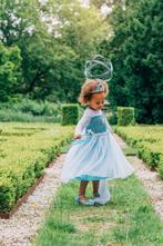 Frozen Elsa prinsessenjurk + accessoires maat 92/152 - blauw, Ophalen of Verzenden, Nieuw, 110 t/m 116, Meisje
