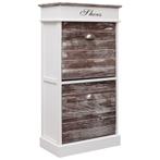 vidaXL Schoenenkast 50x28x98 cm paulowniahout bruin, Verzenden, Nieuw