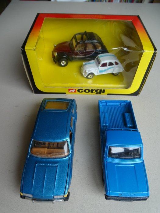 Corgi 1/36 and 1/64 - Model vrachtwagen (3) - 2CV 6, Hobby en Vrije tijd, Modelauto's | 1:5 tot 1:12