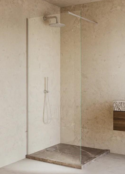 Douchewand 90 x 200 cm – Mat Groene Profielset – 8 mm Nano, Doe-het-zelf en Verbouw, Sanitair, Bad, Nieuw, Glas, Ophalen of Verzenden