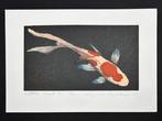 NO RESERVE - Little Comet 4 Fortune Carp Koi fish on Black