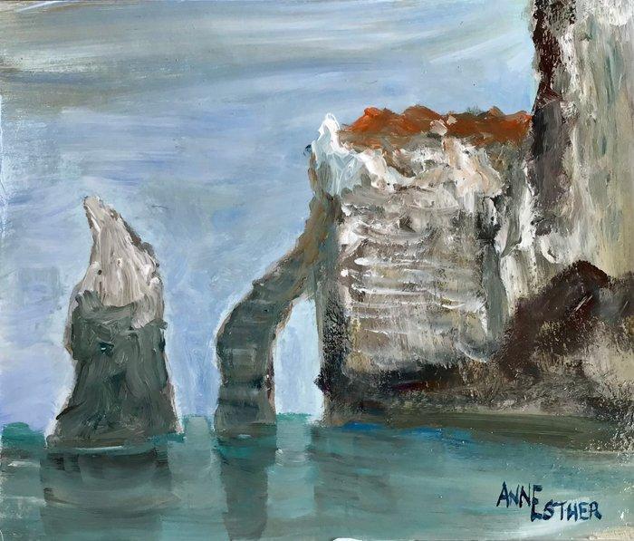 Anne-Esther (1964) - Etretat, Antiek en Kunst, Kunst | Schilderijen | Klassiek