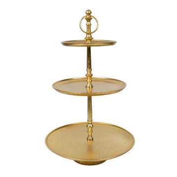 keuken etagère goud rond 3 lagen 55cm beschikbaar voor biedingen