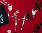 Rozenkrans (2) - Parelmoerpasta - Onyx - Paus Franciscus -, Antiek en Kunst