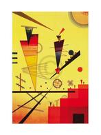 Kunstdruk Wassily Kandinsky - Structure joyeuse 60x80cm, Huis en Inrichting, Verzenden, Nieuw