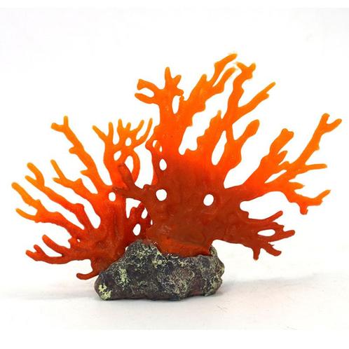 Kunstkoraal rood 15cm / Aquariumdecoratie As-142, Dieren en Toebehoren, Vissen | Aquaria en Toebehoren, Nieuw, Verzenden