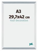 Fotolijst A3 - 29,7x42 cm - Aluminium - Geborsteld - MDF -, Verzenden, Nieuw