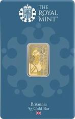 5 gram goudbaar Royal Mint – Britannia (met certificaat), Verzenden, Goud