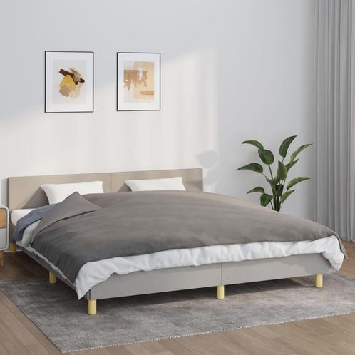 vidaXL Verzwaringsdeken met hoes 155x220 cm 11 kg stof grijs, Huis en Inrichting, Slaapkamer | Beddengoed, Grijs, Nieuw, Verzenden