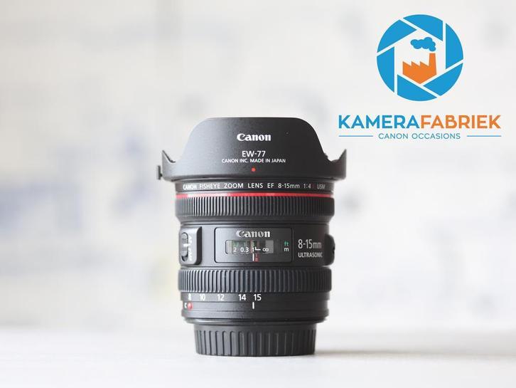 Canon EF 8-15mm f/4L Fisheye USM - Incl. 1 jaar garantie!, Audio, Tv en Foto, Fotografie | Lenzen en Objectieven, Groothoek Fisheye-lens
