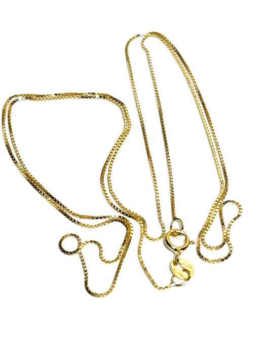 Zonder Minimumprijs - Ketting - 18 karaat Geel goud, Sieraden, Tassen en Uiterlijk, Antieke sieraden