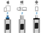 Vlectro - 4-in-1 USB-stick voor smartphone, tablet en laptop, Verzenden, Nieuw