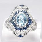 Ring - 18 karaat Witgoud - 2.68ct. tw. Gemengde edelstenen -, Nieuw