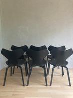Fritz Hansen - Arne Jacobsen - Stoel (6) - 195 - Hout,, Antiek en Kunst