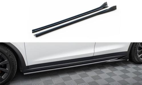 Zijskirts Tesla Model X FL Gloss-Black, Auto-onderdelen, Carrosserie en Plaatwerk, Ophalen of Verzenden