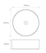 SALE - Venta 37 - Zwart marmer - Waskom -  -  - Keramiek -, Doe-het-zelf en Verbouw, Sanitair, Ophalen of Verzenden, Nieuw