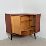 Vintage hoekkast met draaiende bar, Ophalen of Verzenden, Gebruikt