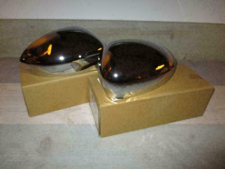 Chromen spiegelkappenset voor Fiat 500/Punto/Evo/Grande, Auto-onderdelen, Spiegels, Nieuw, Fiat, Verzenden