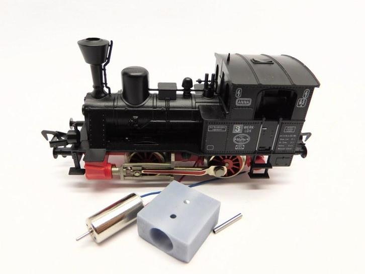 micromotor HF007 motor ombouwset voor Fleischmann Anna, BR, Hobby en Vrije tijd, Modeltreinen | H0, Gelijkstroom, Overige typen