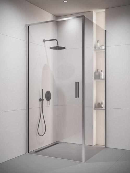 Douchecabine Alava 80 x 80 x 190 cm Chroom, Doe-het-zelf en Verbouw, Sanitair, Nieuw, Douche, Verzenden