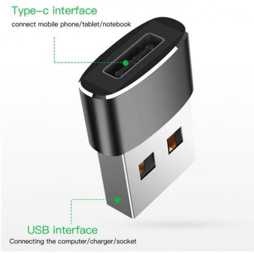 USB-C female naar USB 2.0 male Adapter, Huis en Inrichting, Banken | Complete zithoeken, Verzenden