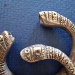 Zeldzaam paar armbanden uit Rajasthan - Zilver - India -, Antiek en Kunst