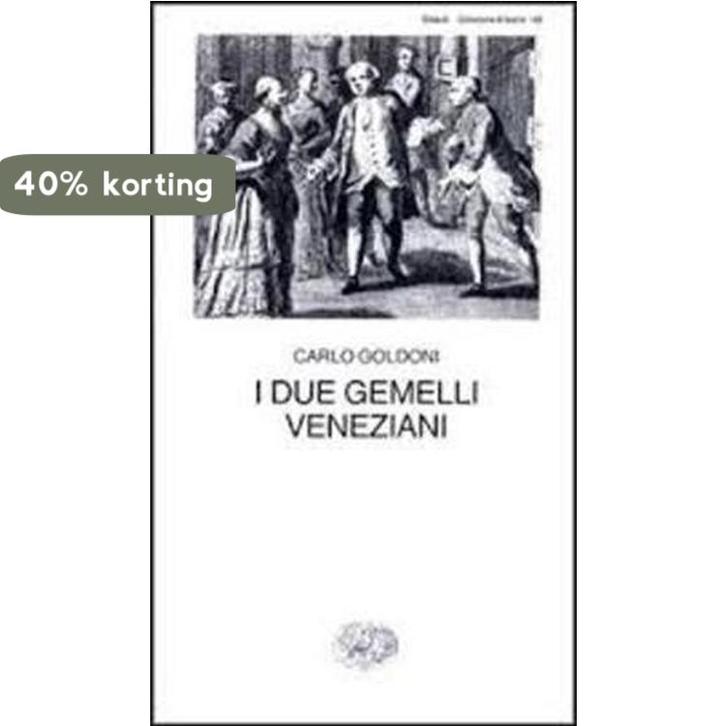 I Due Gemelli Veneziani 9788806340254 Carlo Goldoni, Boeken, Overige Boeken, Gelezen, Verzenden