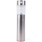 Benson Solar tuinlamp - fakkel - met sensor - roestvrij s..., Tuin en Terras, Ophalen of Verzenden, Nieuw