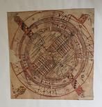 Jambudvipa Yantra, tantrische meditatie diagram - Papier -