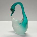 Cenedese & Co - Gino Cenedese - sculptuur, Turquoise Swan, Antiek en Kunst, Antiek | Glas en Kristal
