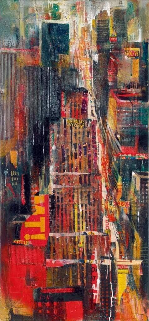 Kunstdruk Bernhard Vogel - N.Y. The Great 50x100cm, Huis en Inrichting, Woonaccessoires | Schilderijen, Tekeningen en Foto's, Nieuw