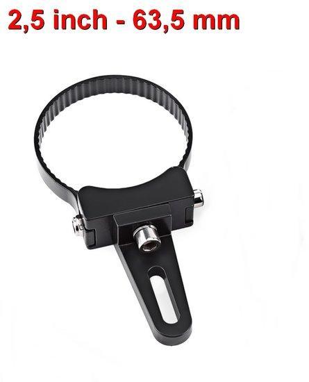 Bevestigingsbeugel 2.5 inch ledbar op ronde buis bullbar ..., Auto diversen, Auto-accessoires, Verzenden