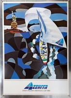 Ugo Nespolo (after) - Poster Originale AZZURRA, Americas